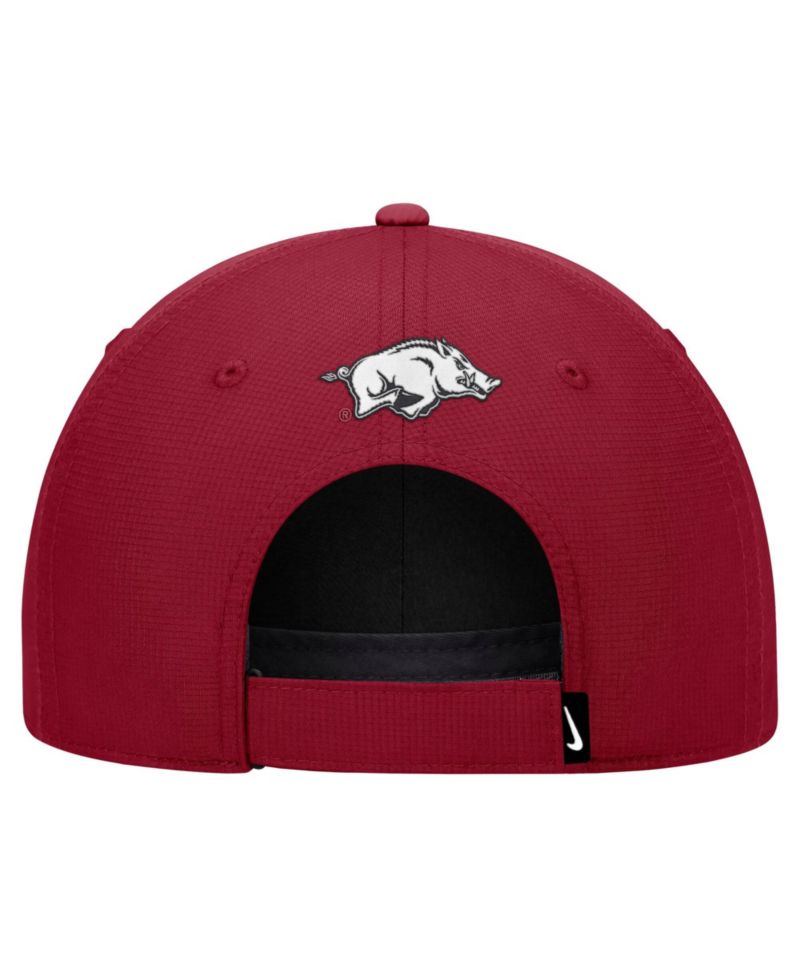 Men's Cardinal Arkansas Razorbacks 2026 Sideline Ripstop Dri-FIT Adjustable Hat