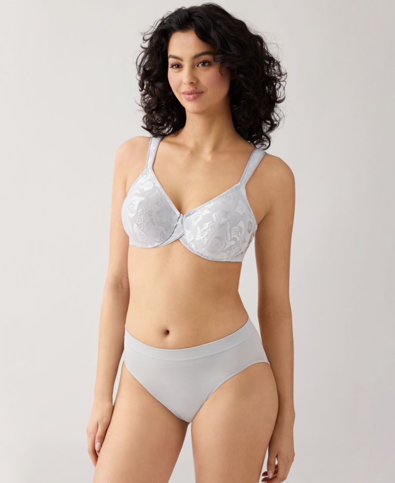 Women's Awareness Full Figure Seamless Underwire Bra 85567, Up To I Cup