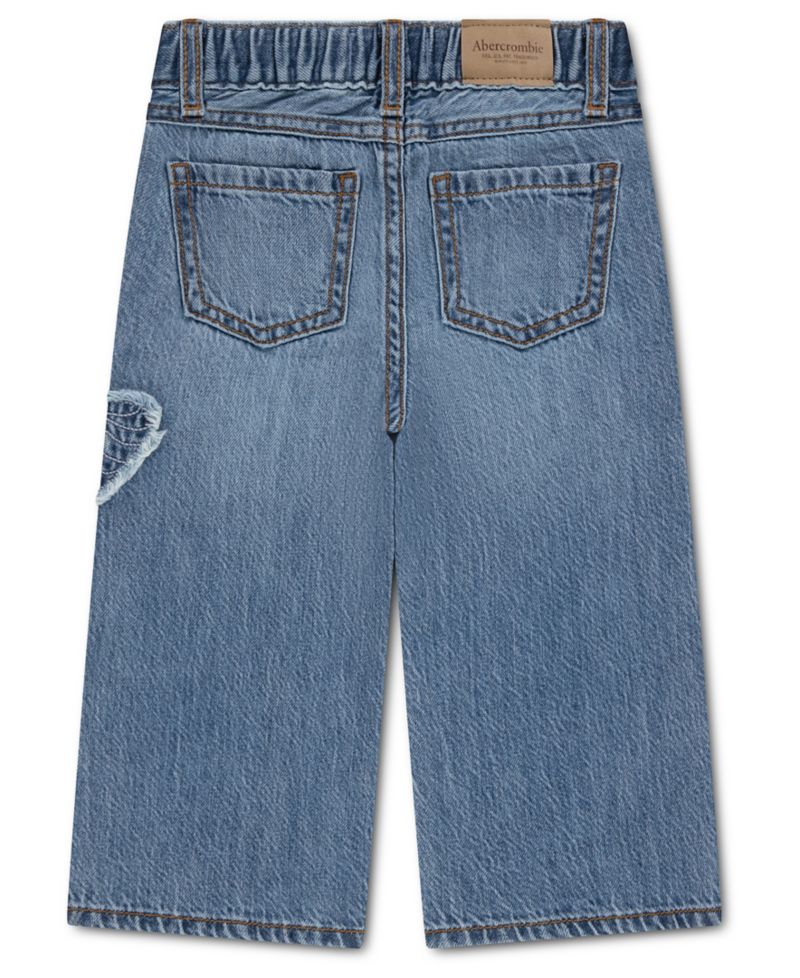 Baby Girls' Butterfly Low Rise Baggy Jeans