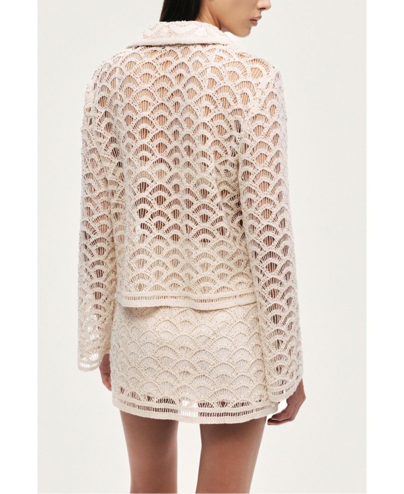 Women's Cropped Lace Jacket