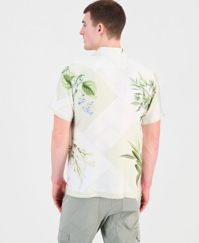 Men's Rayon Woven Bloom Shirt