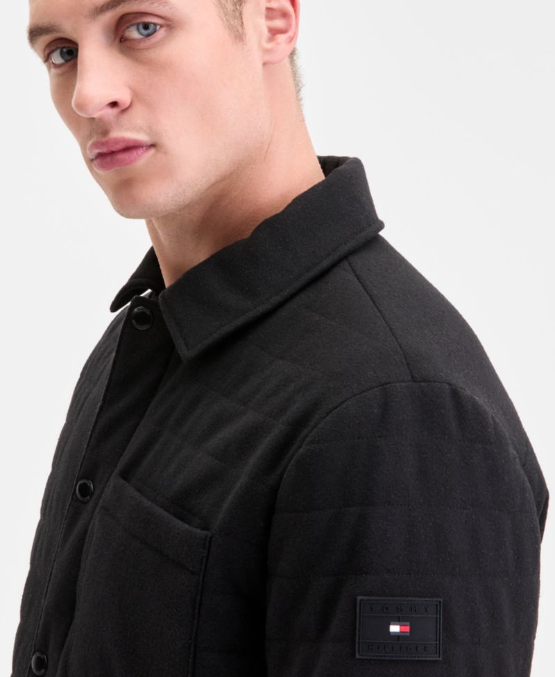 Men's Quilted Shirt Jacket