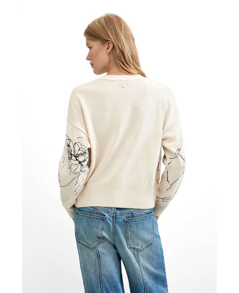 Women's Floral print cardigan