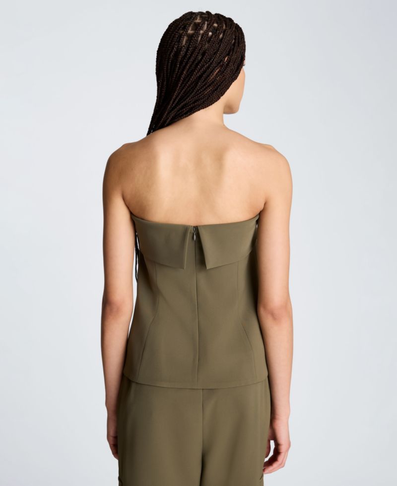 Women's Strapless Bustier Top