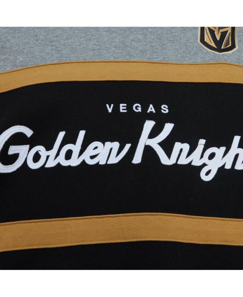 Men's Black, Gray Vegas Golden Knights Head Coach Pullover Hoodie
