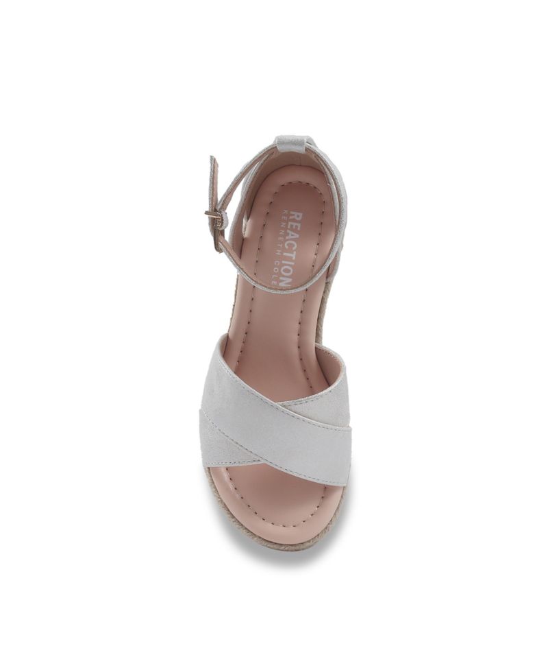 Little and Big Girls Anastasia Charlie Cork Wedge Sandals