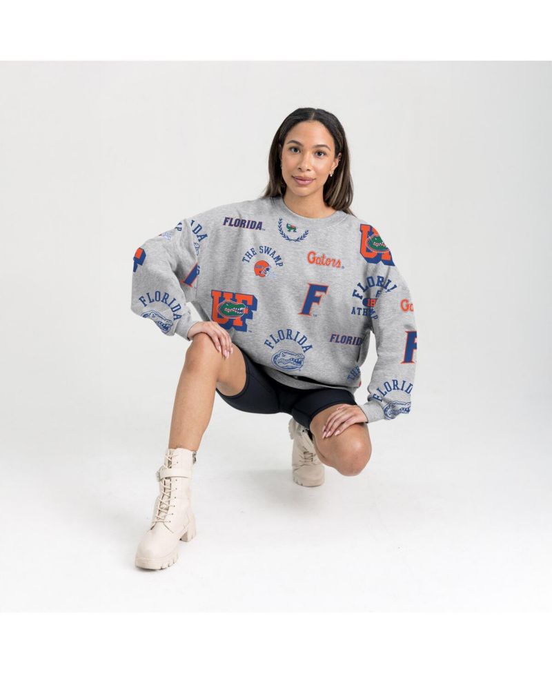 Women's Gray Florida Gators Always on Repeat Fleece Sweatshirt