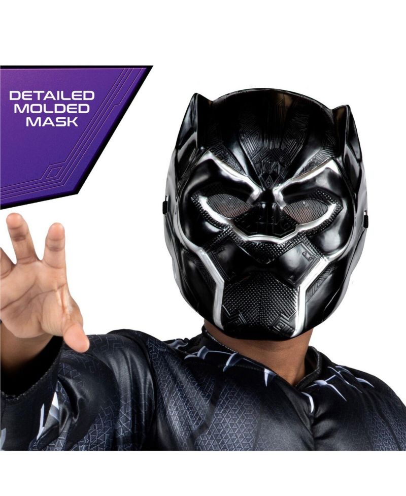 Big Boys and Girls Black Panther Qualux Costume