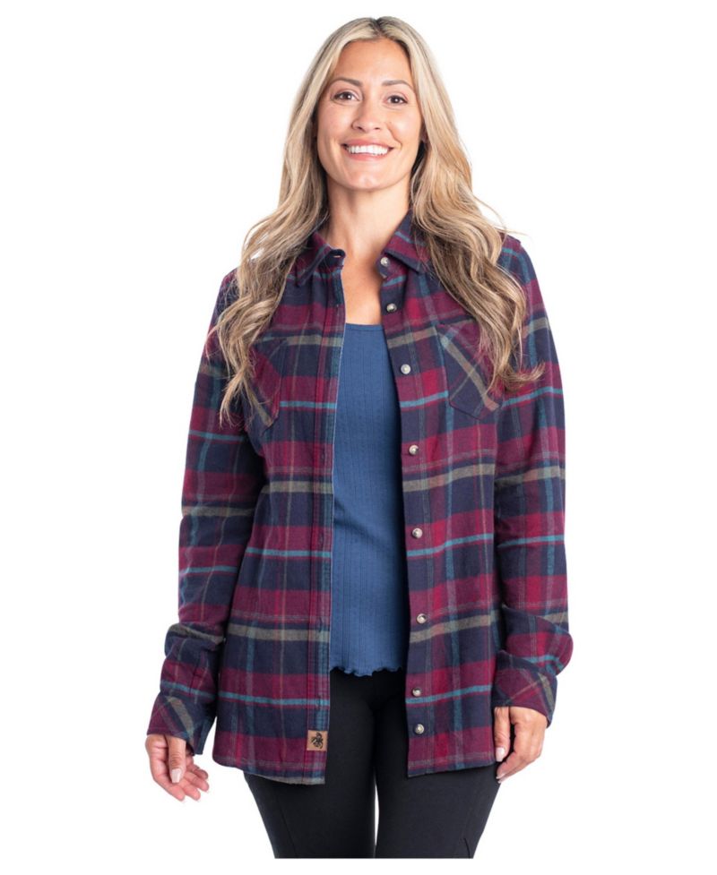 Plus Size Cottage Escape Plaid Flannel Shirt