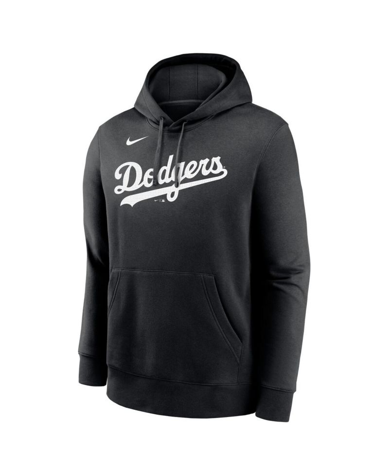 Men's Shohei Ohtani Black Los Angeles Dodgers Player Name & Number Club Fleece Pullover Hoodie