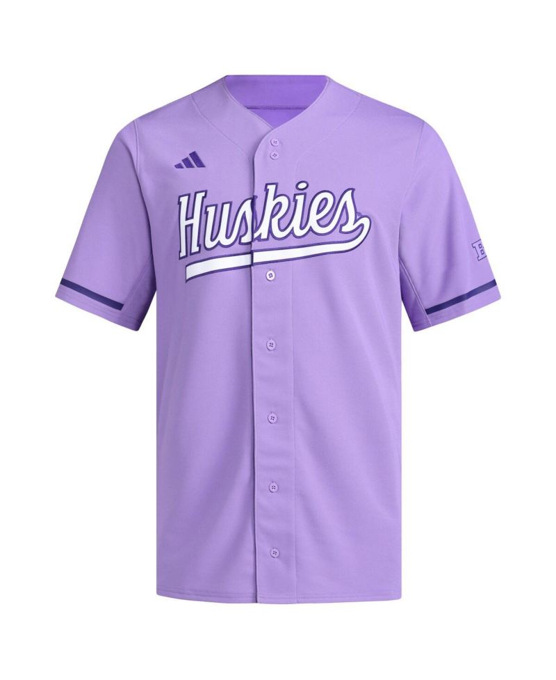 Men's Purple Washington Huskies Replica Baseball Jersey