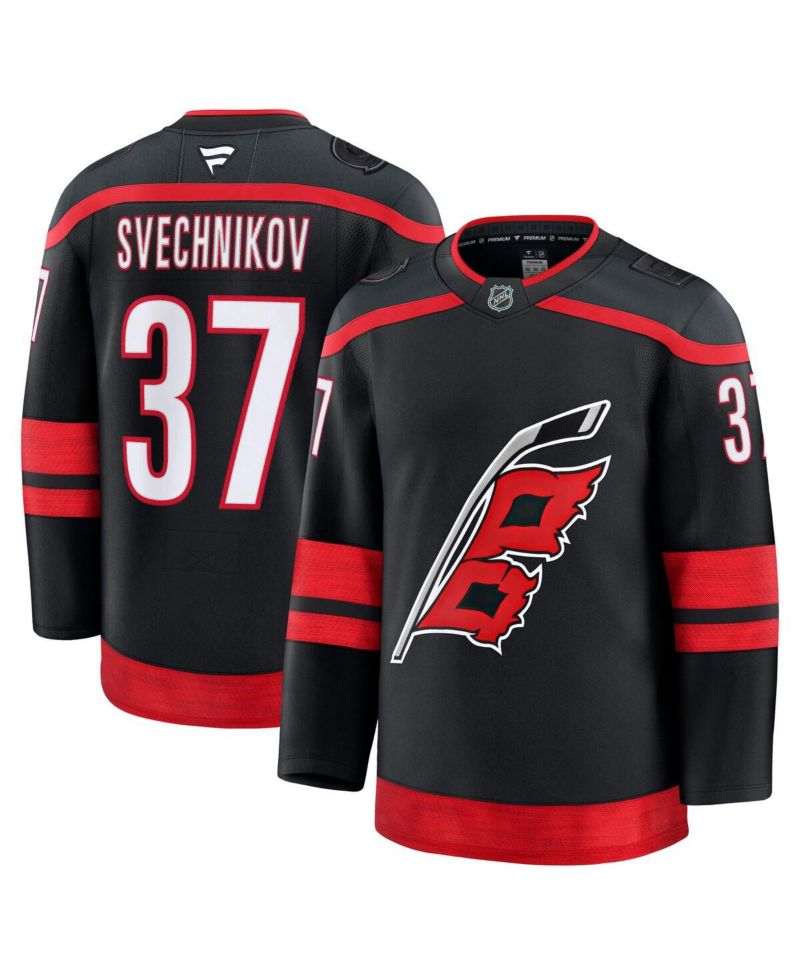 Men's Andrei Svechnikov Black Carolina Hurricanes Home Premium Jersey
