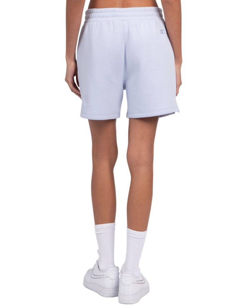 Women's Light Blue Los Angeles Dodgers Pastel High Waisted Shorts