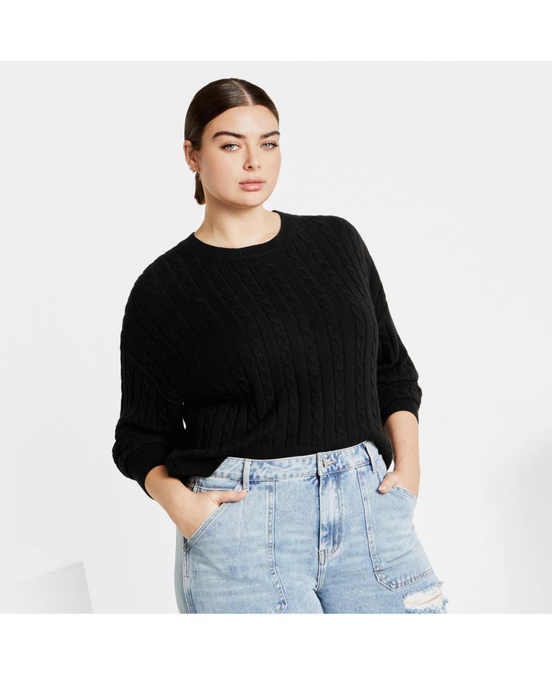 Plus Size Kenia Knit Sweater