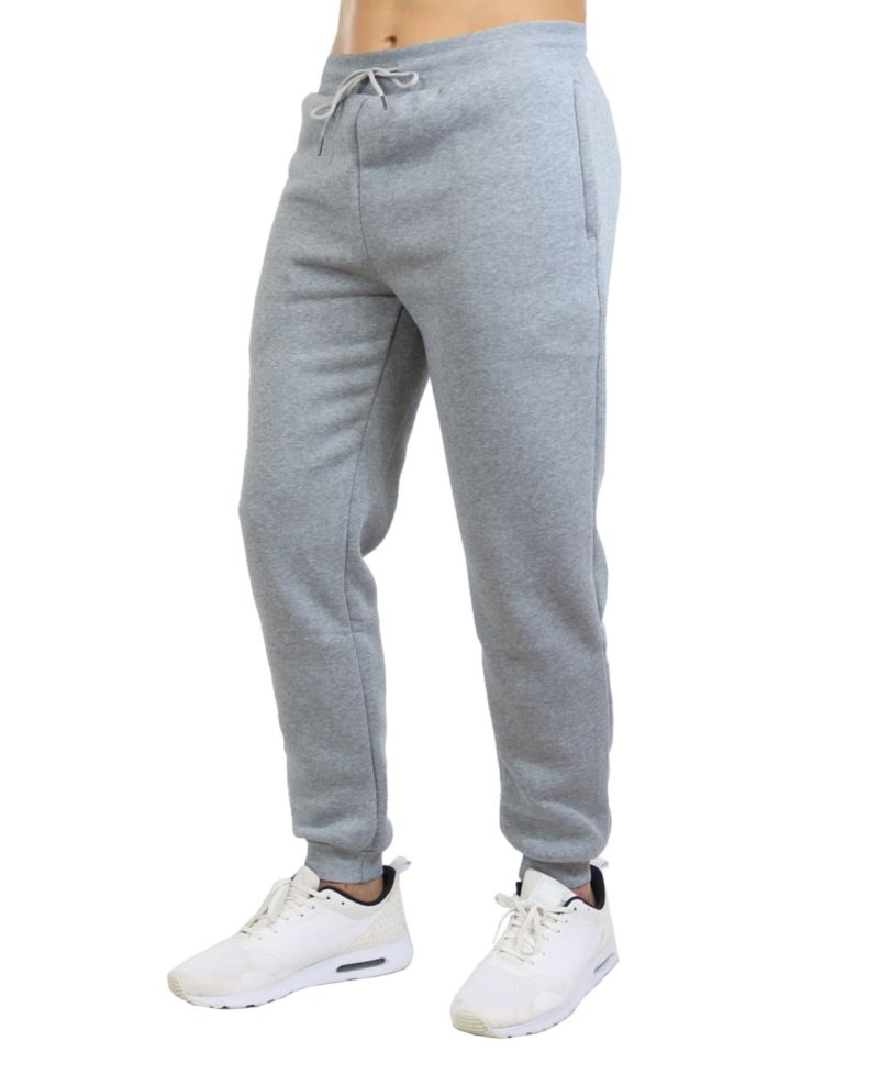 Men's Modern-Fit Heavyweight Jogger Sweatpants with Zipper Side Pockets