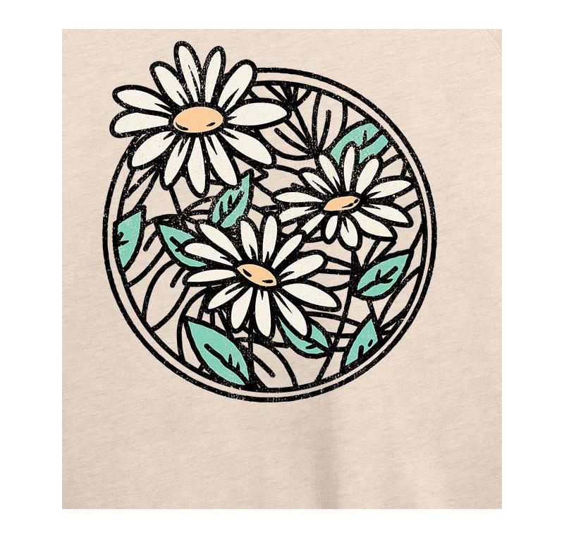 Wildflower Circle Plus Size Graphic Pullover