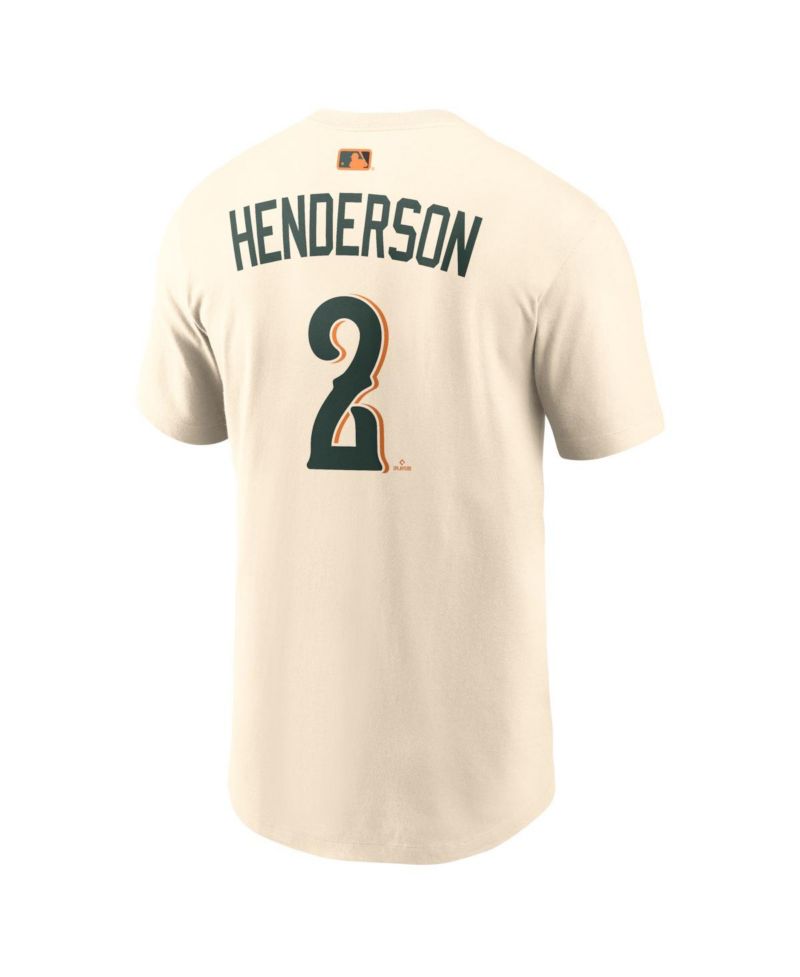 Men's Gunnar Henderson Natural Baltimore Orioles 2026 City Connect Name & Number T-Shirt