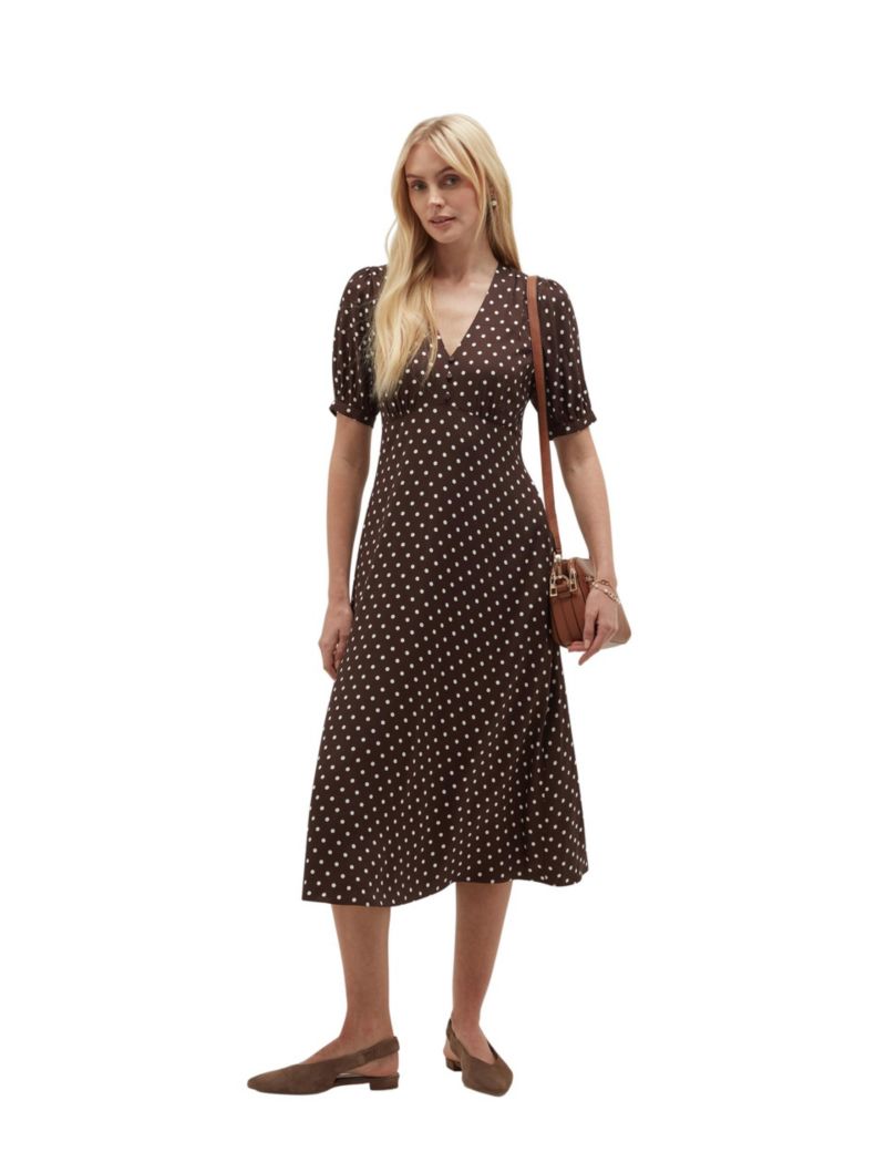 Women's Florentina V-Neck Midi Dress