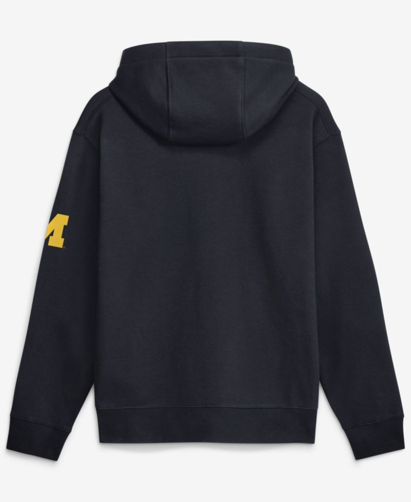Men's Anthracite Michigan Wolverines 2026 Sideline Club Fleece Hoodie