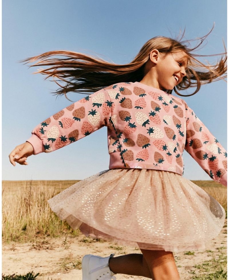 Little and Big Girl's (6-12) Bi-Material Dress
