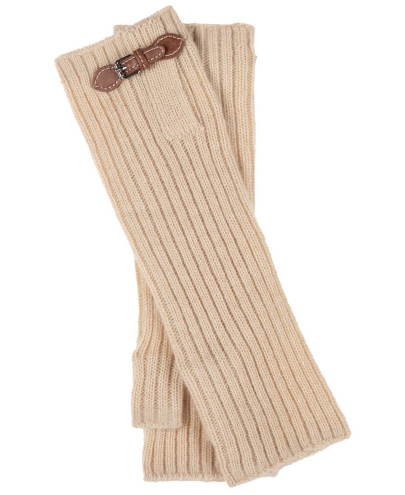 Buckle Knit Handwarmer Gloves