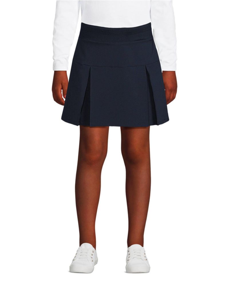 Girls Performance Pleated Skort Above the Knee