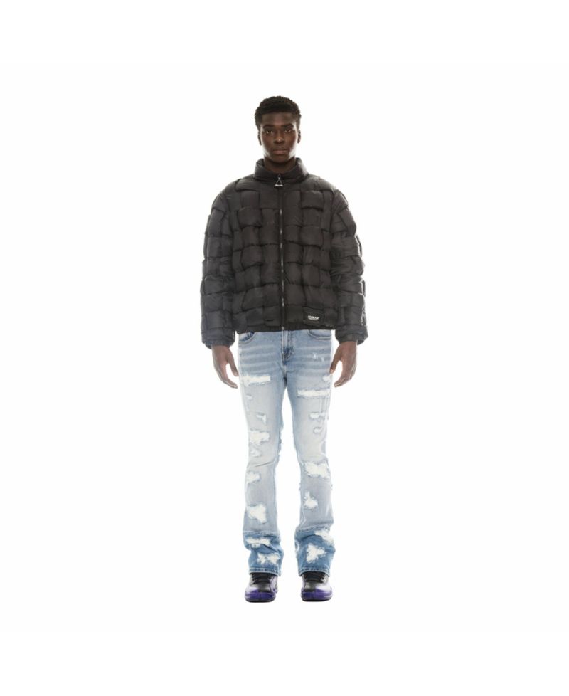 Men's Quilted Nylon Puffer Jacket
