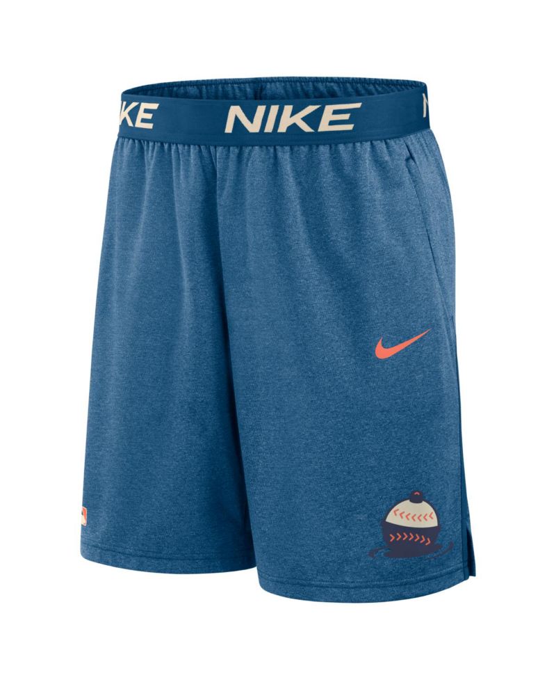 Men's Blue Milwaukee Brewers 2026 City Connect Authentic Collection Dri-FIT Knit Shorts