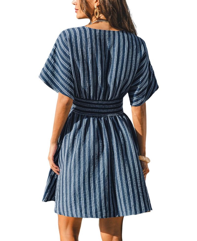 Women's Here for It Striped Mini Beach Dress