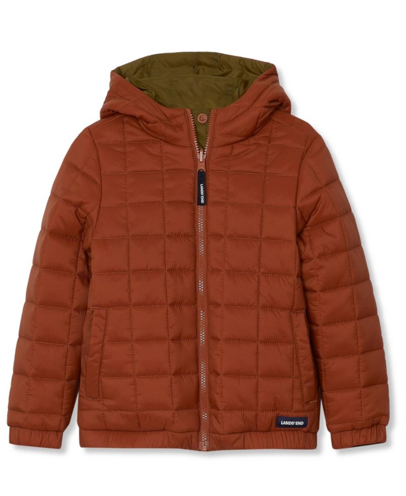 Boys' and Girls' Reversible Quilted Water Resistant Jacket