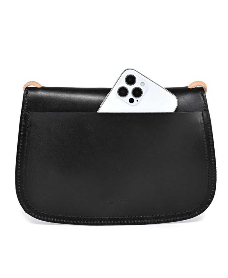 Ada Small Leather Pushlock Crossbody Bag