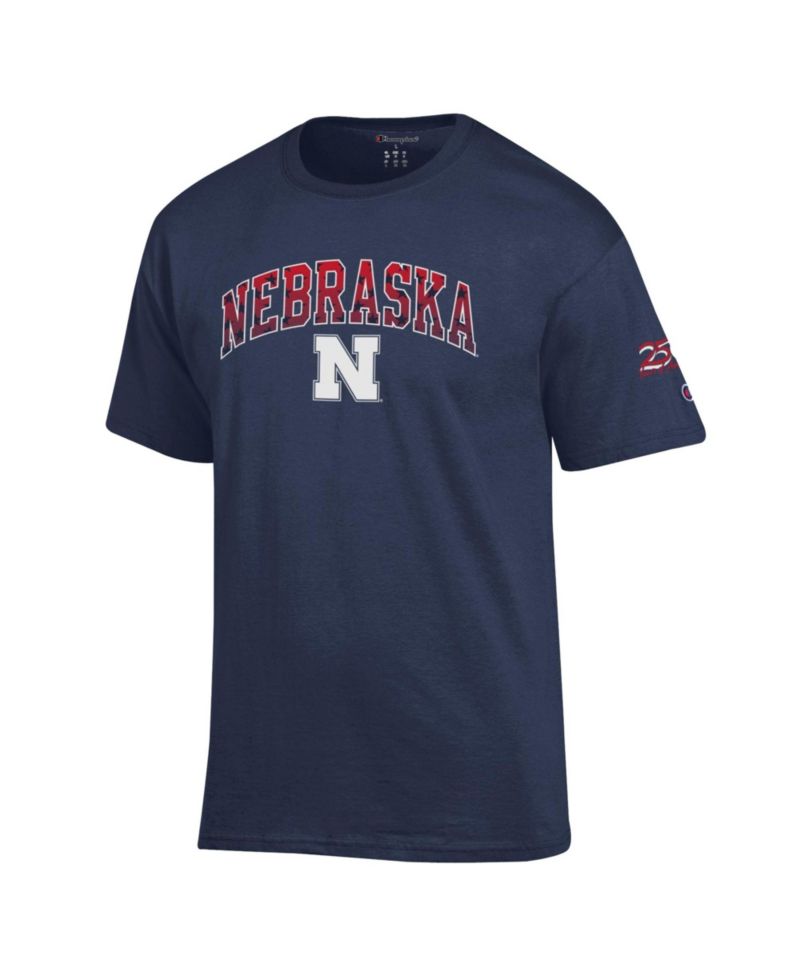 Men's Navy Nebraska Huskers Americana 250th Arch T-Shirt