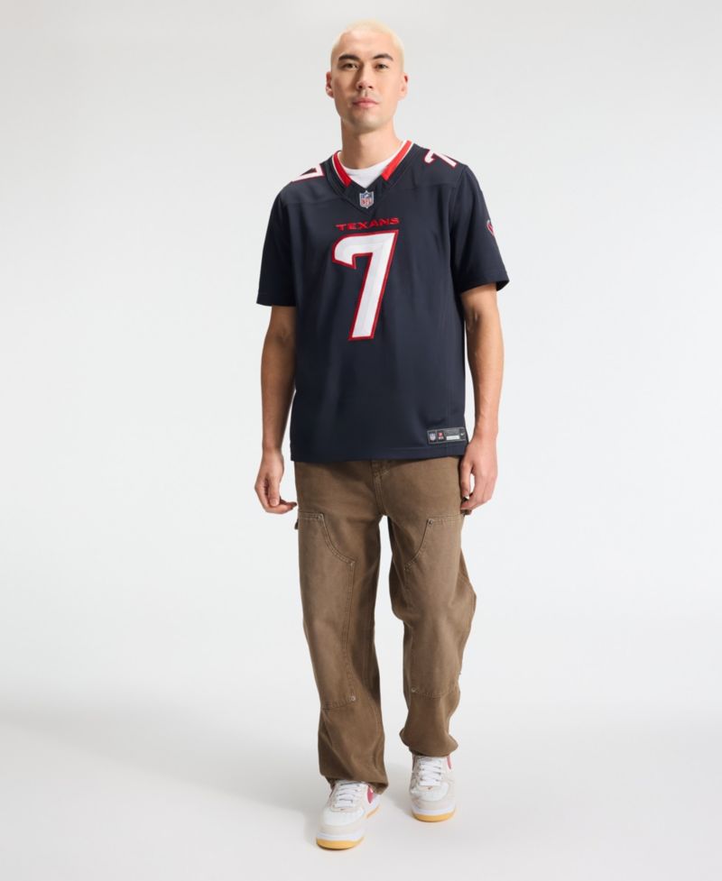Men's C.J. Stroud Navy Houston Texans Vapor F.U.S.E. Stitched Limited Jersey