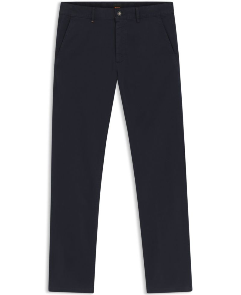Men's Stretch-Cotton Satin Slim-Fit Chinos