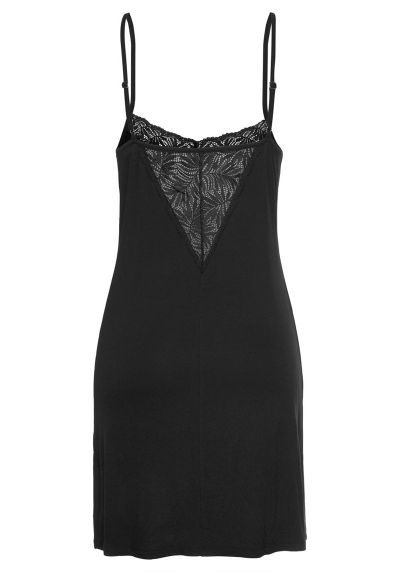 Women's Viscose Lace Detail Nightgown Negligee