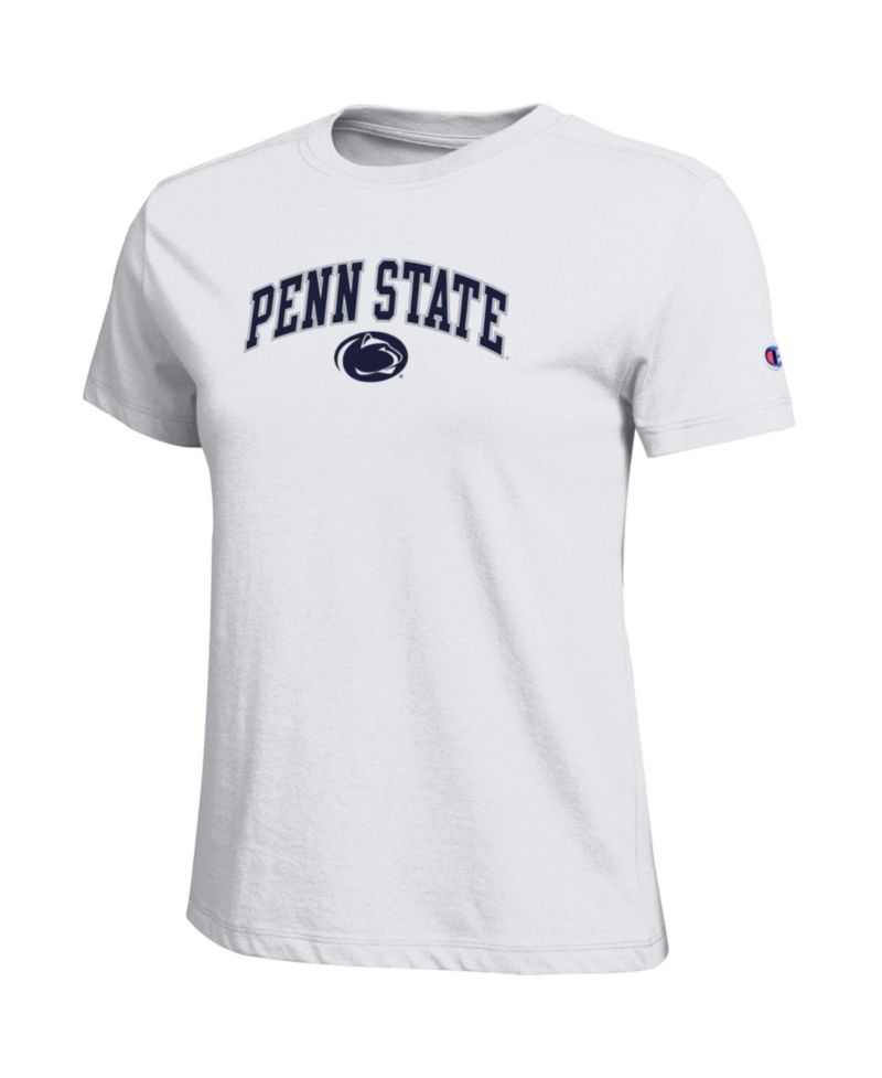 Women's White Penn State Nittany Lions Arched Over Logo T-Shirt