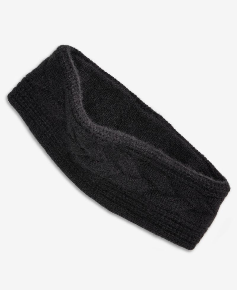 Cable-Knit Cashmere Headband