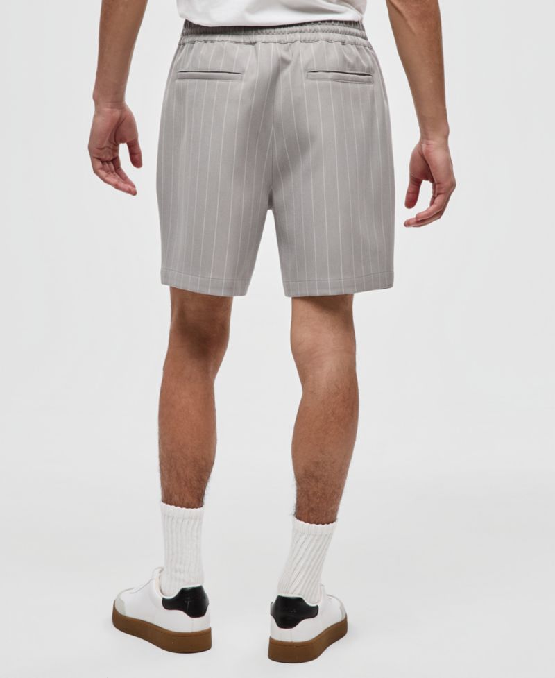 Men's Pinstripe Pull-On Shorts