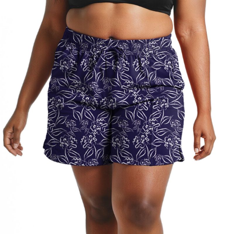 Plus Size Chlorine Resistant 7" Board Shorts