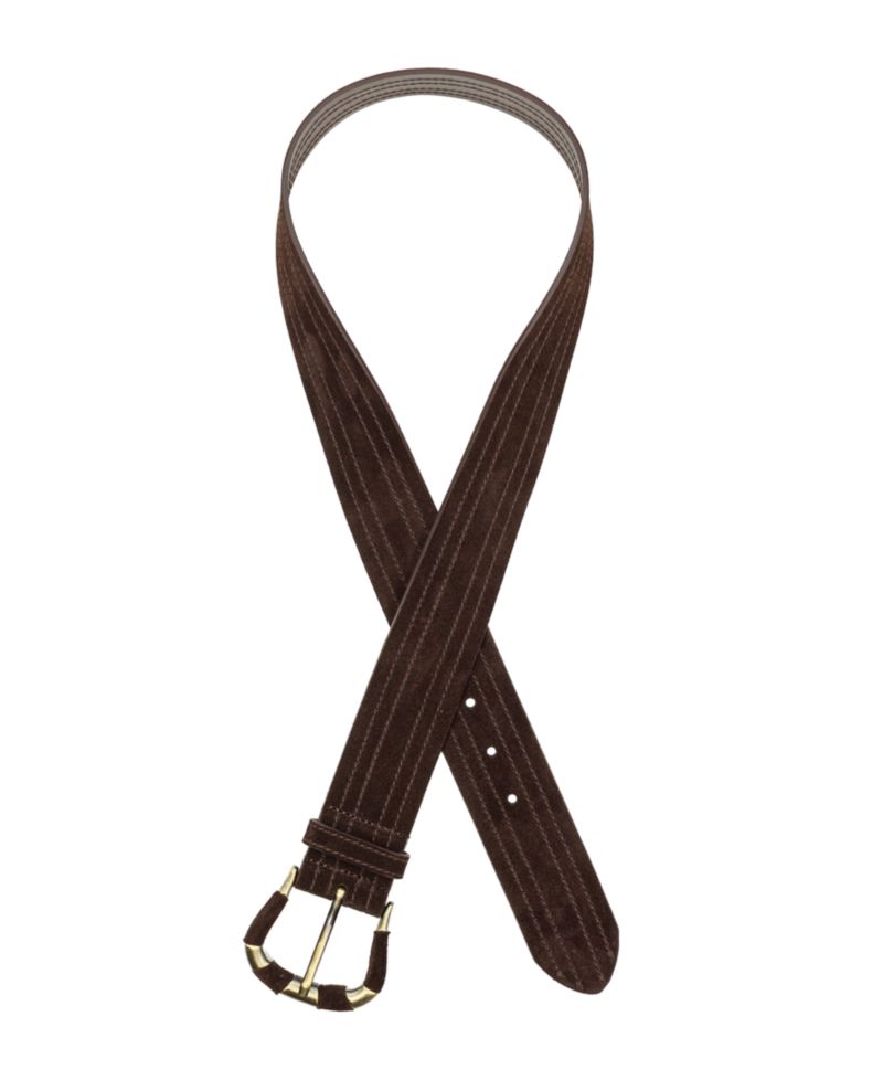 Lars Burnished Suede Belt