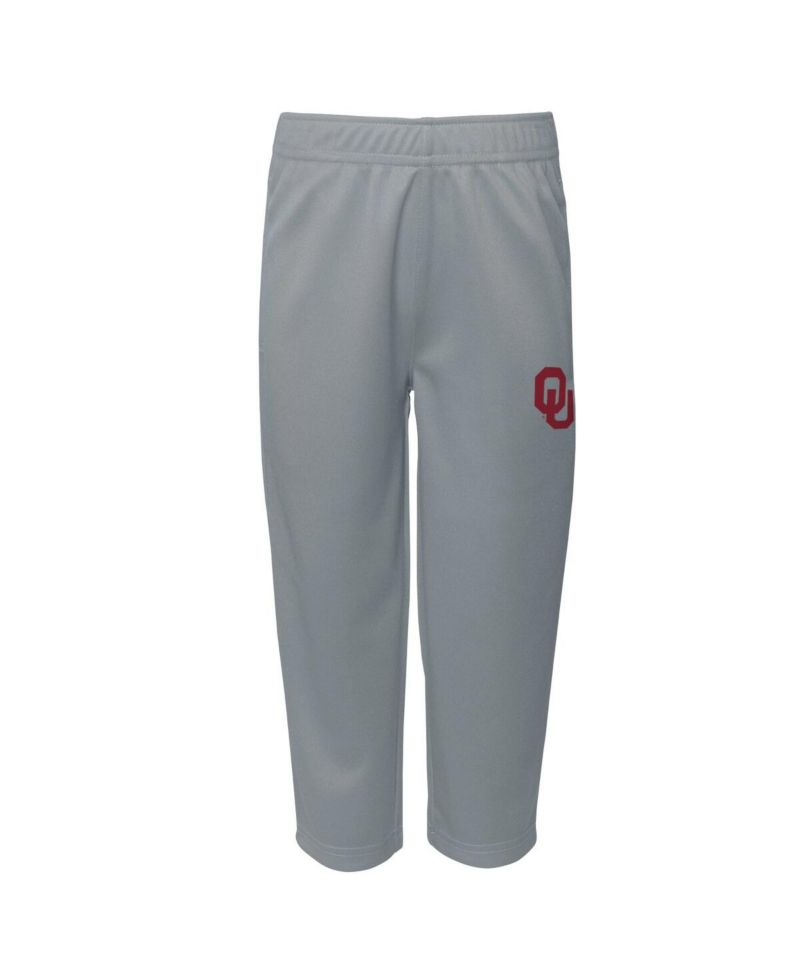 Baby Boys and Girls Crimson Oklahoma Sooners Two-Piece Red Zone Jersey and Pants Set