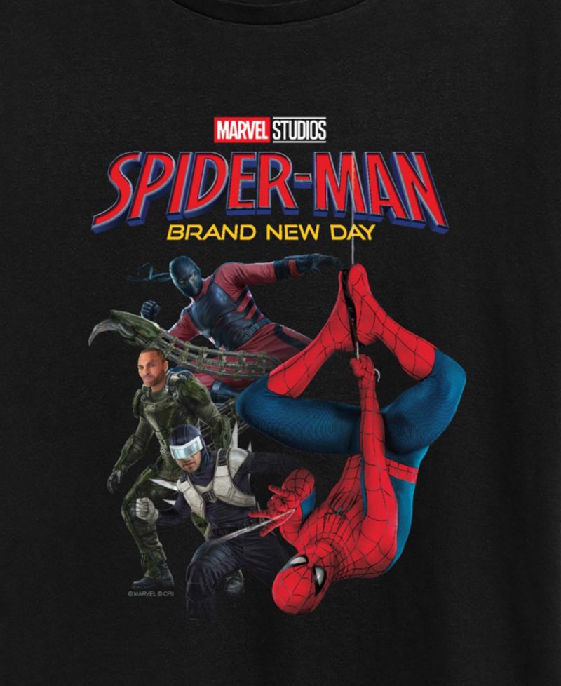 Plus Size Spider-Man Brand New Day Scorpion and Heroes Graphic T-Shirt