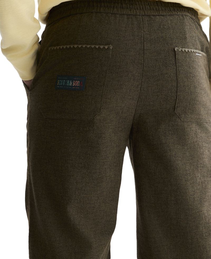 Men's Otis Melange Relaxed-Fit Pants