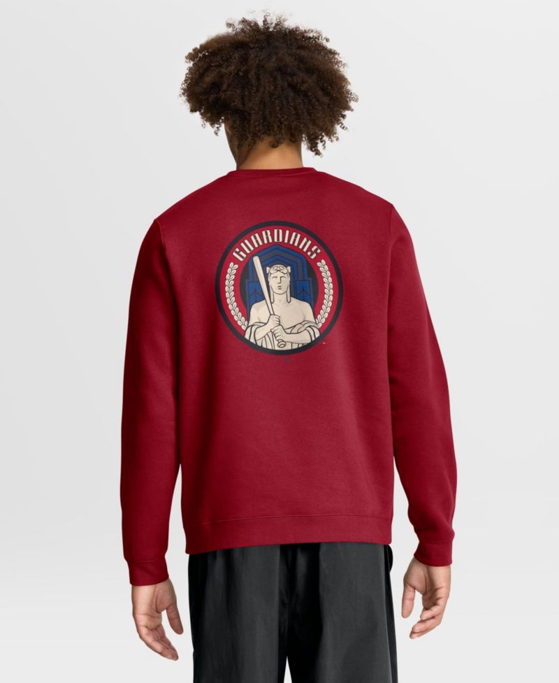 Men's Red Cleveland Guardians City Connect Club Sweatshirt