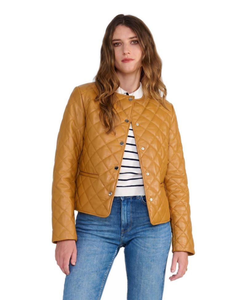 Women's Marlowe Quilted Leather Jacket