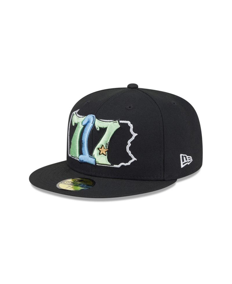 Men's Black Harrisburg Senators Theme Nights 59FIFTY Fitted Hat