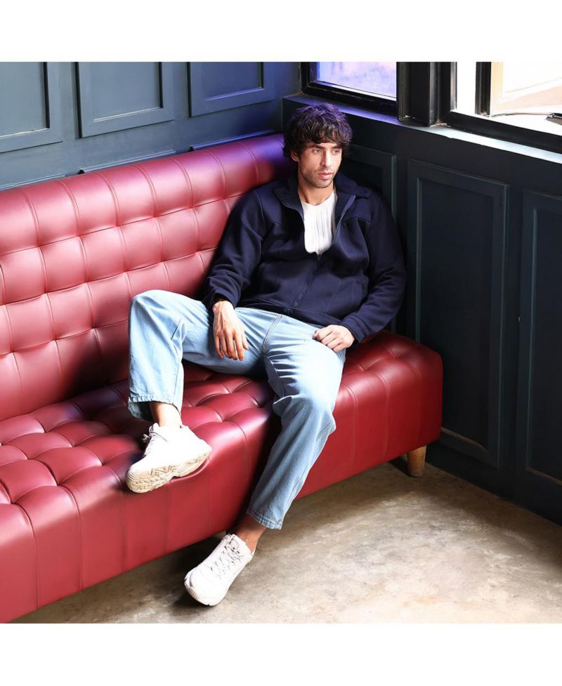 Men's Panel-Stitch Knit Sweatshirt