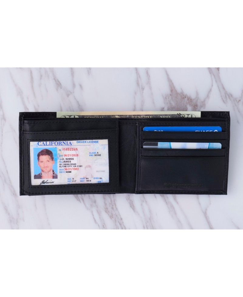 Men's Wallet Trifold Bifold Billfolds to choose from Genuine Leather