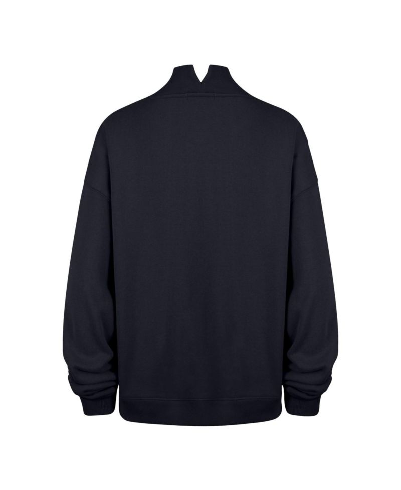 Women's Boston Red Sox Vantage Mock Neck Oversized Sweatshirt