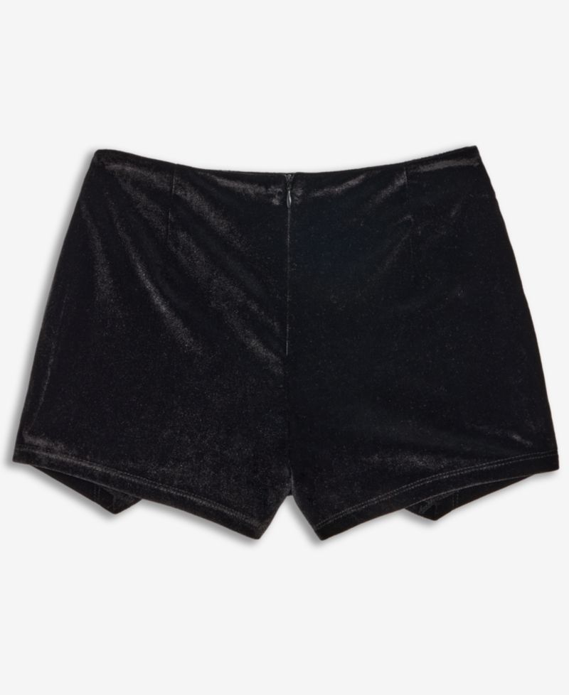 Girls 7-16 Velvet Envelope Shorts